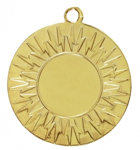 Gold Economy Lightning Bolt Medal (size: 50mm) - 700450EG