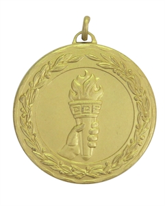 Gold Laurel Economy Victory Medal (size: 50mm) - 966550EG