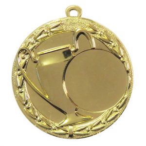 Gold Trophy Cup Budget Medal (size: 50mm) - A3150EG