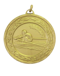 Gold Laurel Economy Rowing Medal (size: 50mm) - 429550EG