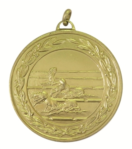 Gold Laurel Economy Female Swimmers Medal (size: 50mm) - 970350EG