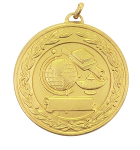 Gold Laurel Economy Academic Medal (size: 50mm) - 959950EG