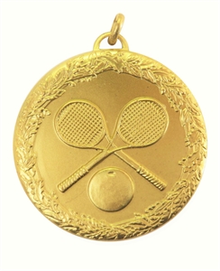 Gold Laurel Economy Squash Medal (size: 50mm) - 549350EG