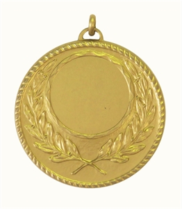 Gold Quality Wreath Medal (size: 50mm) - 560550EG