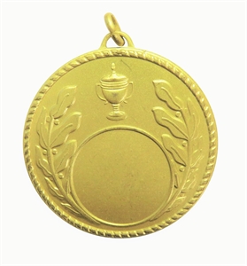 Gold Quality Laurel & Cup Medal (size: 50mm) - 580450EG