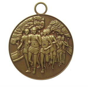 Antique Gold Economy Running Medal (size: 50mm) - MAR00150EB