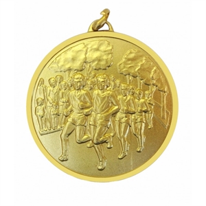 Gold Economy Runners Medal (size: 50mm) - 39750EG