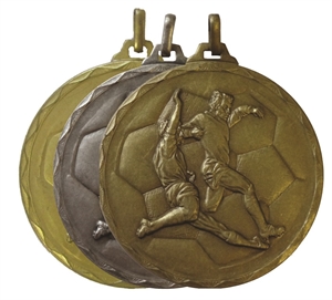 Economy Football Medal (size: 52mm) - 17652E