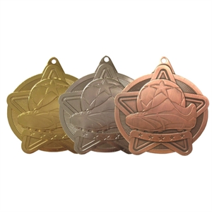 Star Value Football Medal (size: 50mm) - 6357150E