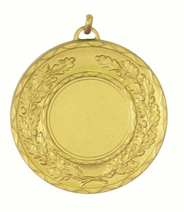 Gold Quality Classic Wreath Medal (size: 50mm) - 559550EG