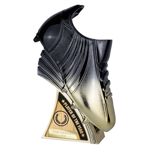 Power Boot Player of the Year Football Award Black & Gold - PM25393