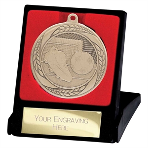 Gold Typhoon Football Medal & Case - MB25673G