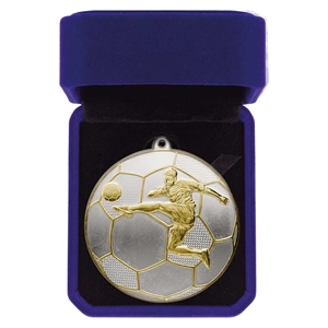 Premiership Large Football Medal & Case - MB25670A