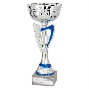 Mistify Silver and Blue Cup - TR25355