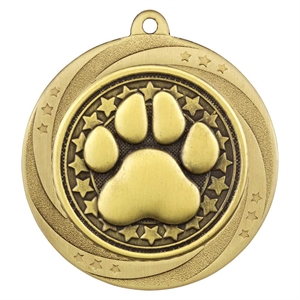 Gold Superstar Dog Agility Medal (60mm) - MM25046G