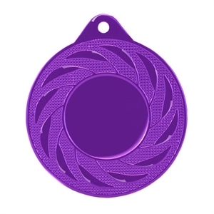 Impact Budget Radial Colour Medal (size: 50mm) - M9312PU Purple